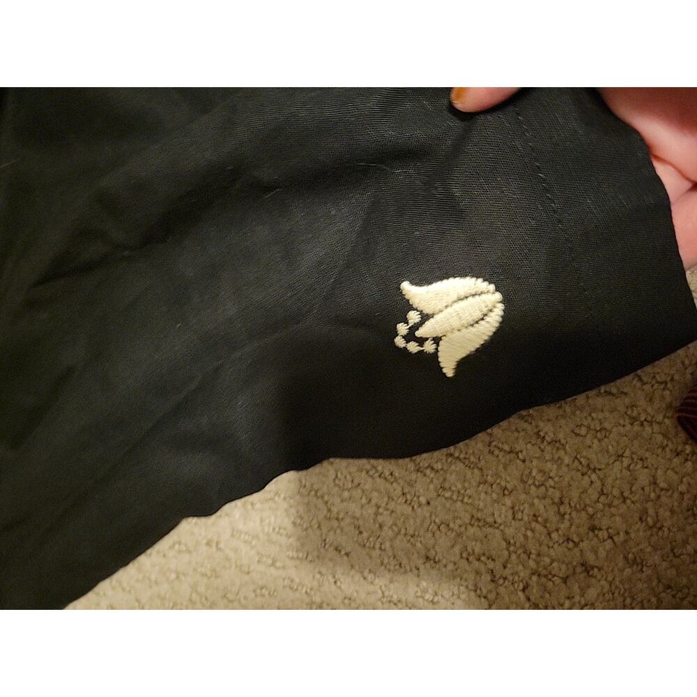 J. Marie Dress Embroidered Black Cream Extra Small Mexico XS - Picture 4 of 9